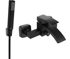 Mexen Libra R77 baterie de cadă cu set de duș, neagră - 74513R77-70