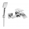 Mexen Libra R62 fürdőkád csaptelep zuhanyszettel, króm - 74513R62-00