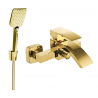 Mexen Libra R62 kádtöltő csaptelep zuhanyszettel, arany - 74513R62-50