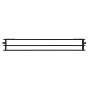 Mexen CH30 Higiéniai fűtőpanel 500 x 600 mm, oldalsó csatlakozás, 778 W, fekete - W430H-050-060-70