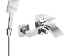 Mexen Libra R45 kád csaptelep zuhanykészlettel, króm - 74513R45-00