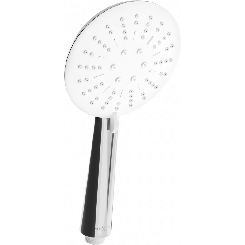 Mexen R-67 3 funkciós zuhanyfej, Króm/Fehér - 79567-00