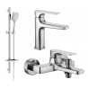 Mexen Lynx Set de baie DQ62, crom - 745903DQ62-00