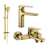 Mexen Lynx DQ62 set cadă, auriu - 745903DQ62-50