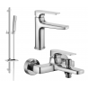 Mexen Lynx Set de baie DQ72, crom - 745903DQ72-00