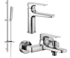 Mexen Lynx Set de baie DQ72, crom - 745903DQ72-00