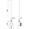Radiator electric Mexen Mars 1200 x 400 mm, 400 W, negru - W110-1200-400-6400-70