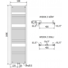 Mexen Mars radiator electric 1800 x 500 mm, 900 W, alb - W110-1800-500-6900-20
