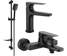 Mexen Lynx Set de baie DF62, negru - 745903DF62-70