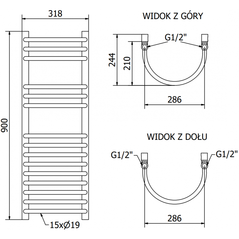 Mexen Eros radiator electric 900 x 318 mm, 300 W, alb - W112-0900-318-2300-20