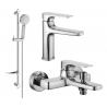 Mexen Lynx Set cadă DF40, crom - 745903DF40-00