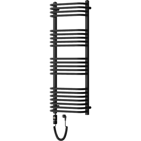 Mexen Apollo elektromos radiátor 1210 x 450 mm, 600 W, fekete - W117-1210-450-2600-70