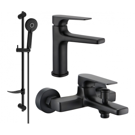 Mexen Lynx DF40 set cadă, negru - 745903DF40-70