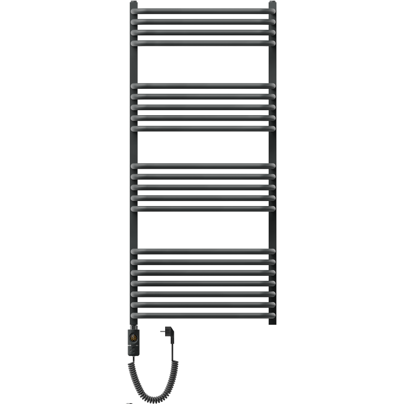 Mexen Apollo elektromos radiátor 1210 x 550 mm, 600 W, antracit - W117-1210-550-2600-66
