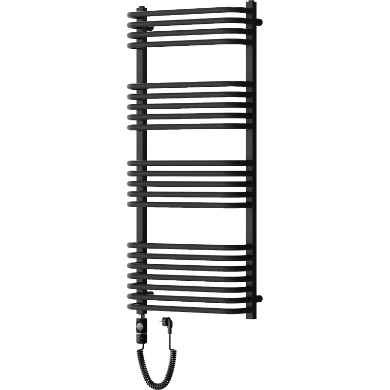 Mexen Apollo elektromos radiátor 1210 x 550 mm, 600 W, fekete - W117-1210-550-2600-70