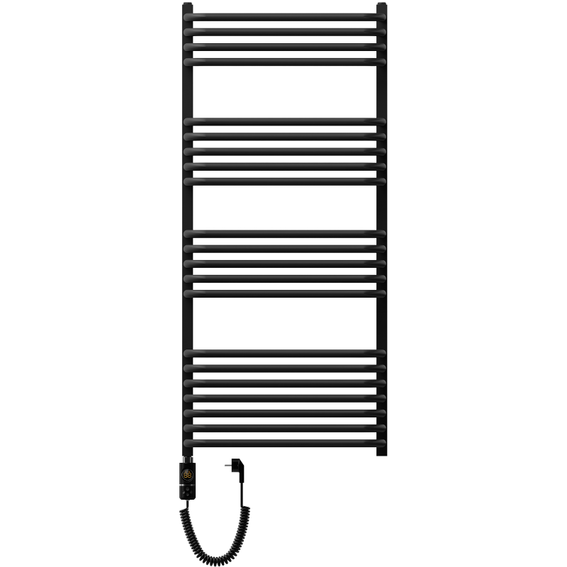 Mexen Apollo elektromos radiátor 1210 x 550 mm, 600 W, fekete - W117-1210-550-2600-70