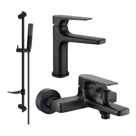 Mexen Lynx DF72 set cadă, negru - 745903DF72-70