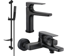 Mexen Lynx Set de baie DF72, negru - 745903DF72-70
