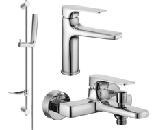 Mexen Lynx DF72 set de cadă, cromat - 745903DF72-00