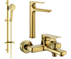Mexen Lynx DQ40 set de baie, auriu - 745913DQ40-50
