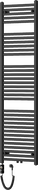 Mexen Hades radiator electric 1800 x 500 mm, 900 W, negru - W104-1800-500-2900-70