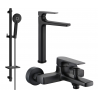 Mexen Lynx DQ40 set de baie, negru - 745913DQ40-70