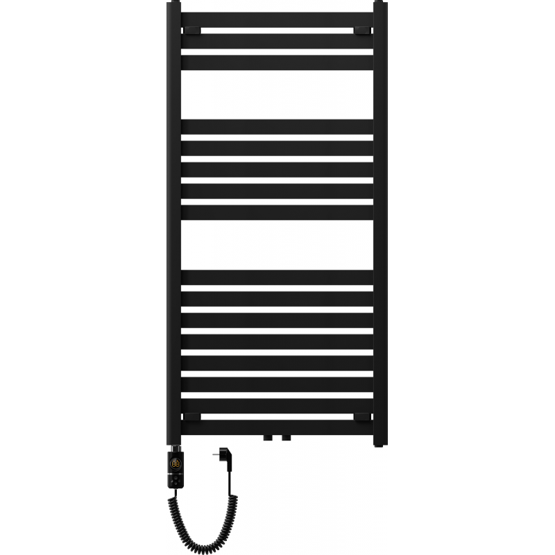 Mexen Uran elektromos radiátor 1200 x 600 mm, 600 W, fekete - W105-1200-600-2600-70