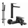 Mexen Lynx DQ72 set pentru cadă, negru - 745913DQ72-70