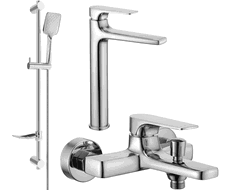 Mexen Lynx DF62 set cadă, Crom - 745913DF62-00