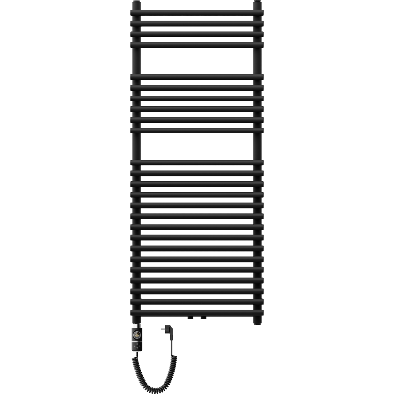 Mexen Sol elektromos fűtőtest 1200 x 500 mm, 600 W, fekete - W125-1200-500-2600-70