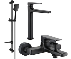 Mexen Lynx Set cadă DF62, negru - 745913DF62-70