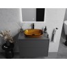 Mexen Araks chiuvetă de sticlă pe blat 54 x 39 cm, aurie - 24155450