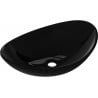 Mexen Sonia lavoar de sticlă pe blat 54 x 37 cm, negru - 24145470