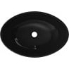 Mexen Sonia lavoar de sticlă pe blat 54 x 37 cm, negru - 24145470