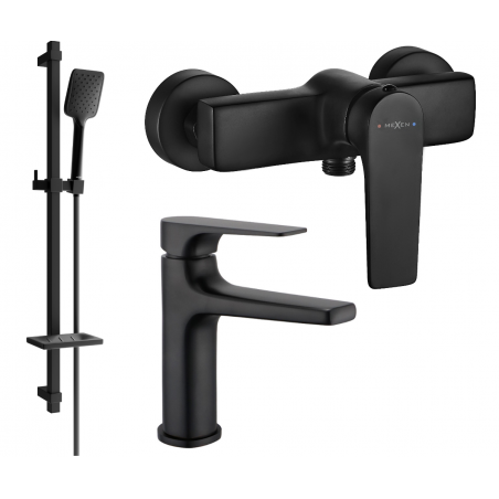 Mexen Lynx DQ62 set duș, negru - 745904DQ62-70