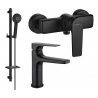 Mexen Lynx DQ40 set de duș, negru - 745904DQ40-70