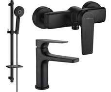 Mexen Lynx DQ40 set de duș, negru - 745904DQ40-70