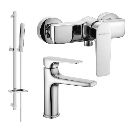 Mexen Lynx DQ72 zuhanykészlet, króm - 745904DQ72-00