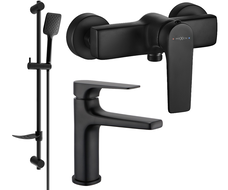 Mexen Lynx DF62 set de duș, negru - 745904DF62-70