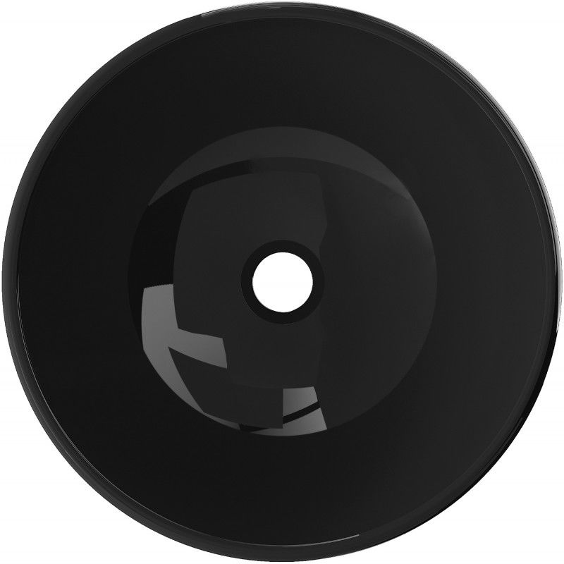 Mexen Mira üveg pult feletti mosdó 42 x 42 cm, fekete - 24124270