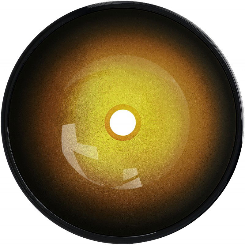 Mexen Mira üvegből készült pultra helyezhető mosdó 42 x 42 cm, sötét arany - 24124251