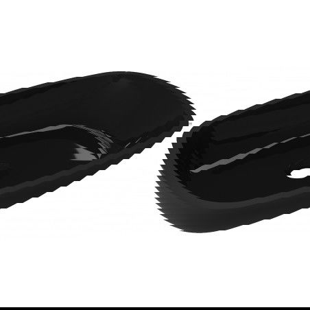 Mexen Araks sticlă chiuvetă pe blat 54 x 39 cm, Neagră - 24155470