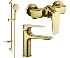 Mexen Lynx DF40 set de duș, auriu - 745904DF40-50