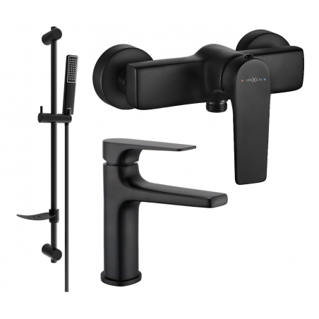 Mexen Lynx DF72 zuhanykészlet, fekete - 745904DF72-70