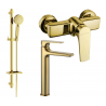 Mexen Lynx DQ40 set de duș, Aurie - 745914DQ40-50