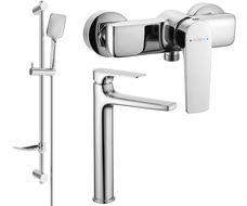 Mexen Lynx DF62 zuhanyszett, króm - 745914DF62-00