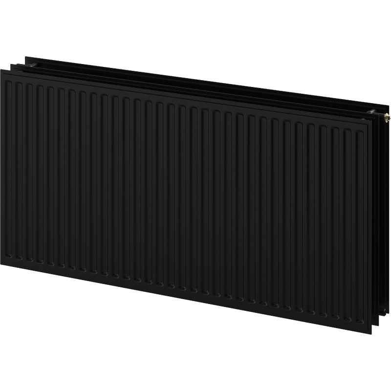 Mexen CVH30 Higiéniai panelradiátor 300 x 1100 mm, alsó csatlakozás, 959 W, fekete - W630H-030-110-70