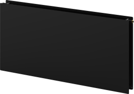 Mexen CVHF20 Higiénikus Lapos radiátor 400 x 1400 mm, alsó csatlakozás, 1007 W, fekete - W620HF-040-140-70