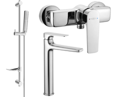 Mexen Lynx DF72 zuhanykészlet, króm - 745914DF72-00