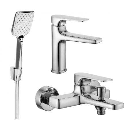 Mexen Lynx Set cadă R62, crom - 745903R62-00